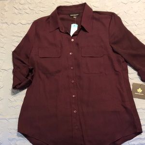 Fortune + Ivy Christelle Two Pocket Blouse